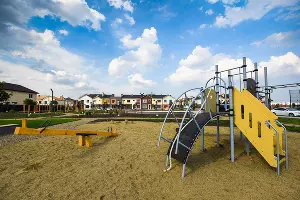 Сквер в микрорайоне &laquo;Близкий&raquo; &copy;&nbsp;Фото Елены Синеок, Юга.ру