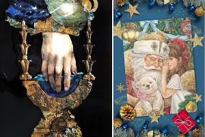 Скриншоты работ Инны Романовой и Елены Буториной &copy;&nbsp;Коллаж из скриншотов фото, предоставленных Краснодарским музеем имени Коваленко