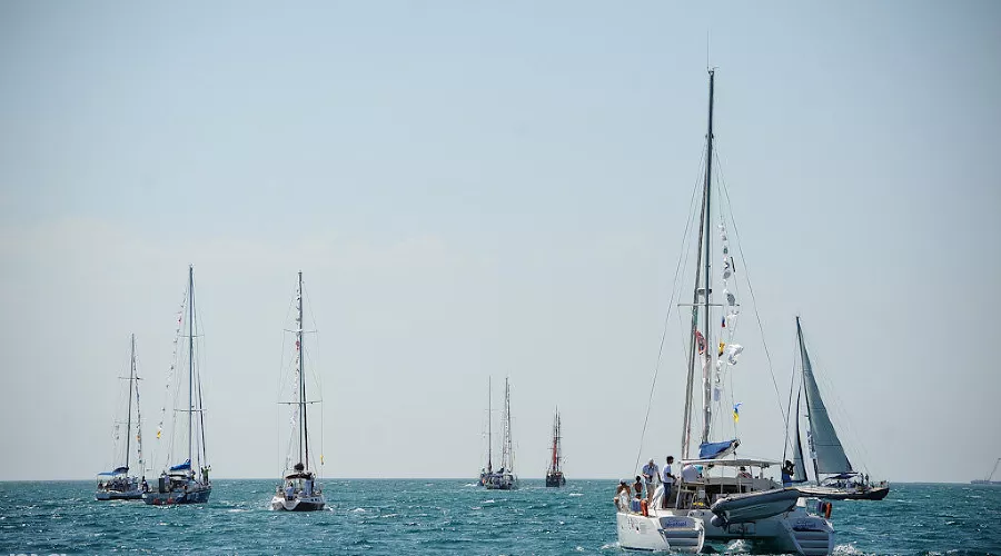 Закрытие яхтенного фестиваля "Черное море" &copy;&nbsp;Нина Зотина, ЮГА.ру