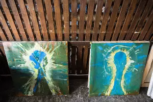 В мастерской Алексея Паршкова &copy;&nbsp;Фото Елены Синеок, Юга.ру