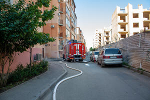 В Краснодаре в ночном пожаре в многоэтажке сгорело 64 квартиры &copy;&nbsp;Фото Дмитрия Пославского, Юга.ру