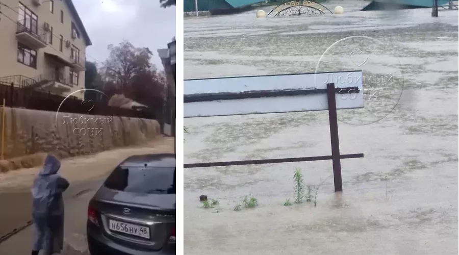  &copy;&nbsp;Коллаж из скриншотов фото из телеграм-канала &laquo;Любимый Сочи&raquo;