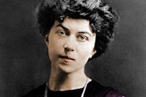 Александра Коллонтай на международной конференции женщин-социалисток, автор неизвестен, Копенгаген, 1910 г. © Фото с сайта https://commons.wikimedia.org/