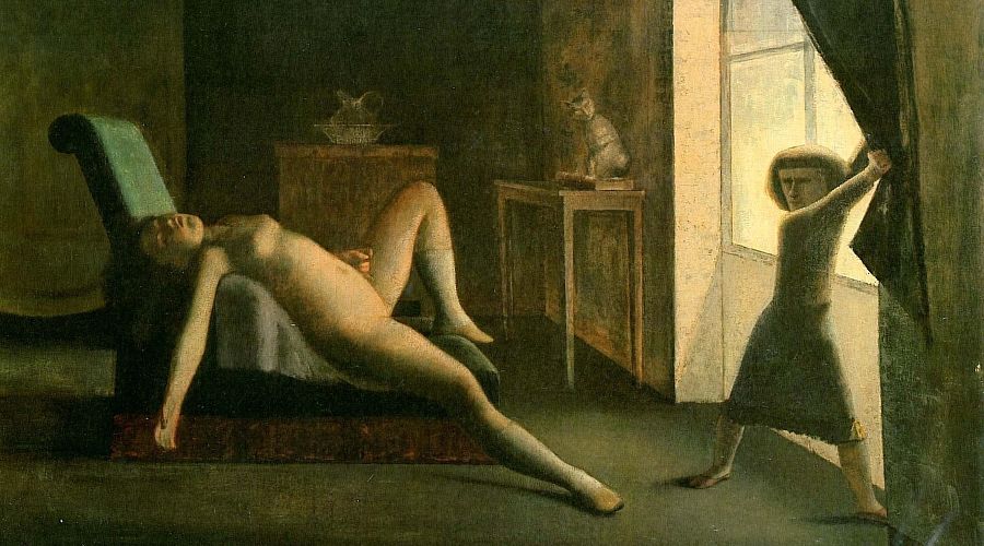 Картина Бальтюса «Комната» (1952-1954) © Фото с сайта flickr.com