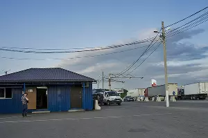 Контрольно-пропускные пункты по пути в Чечню &copy;&nbsp;Фото Евгения Мельченко, Юга.ру