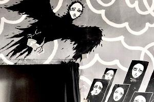 Работа Sad Face, посвященная погибшим от наводнения в Крымском районе © Фото Степана Субботина