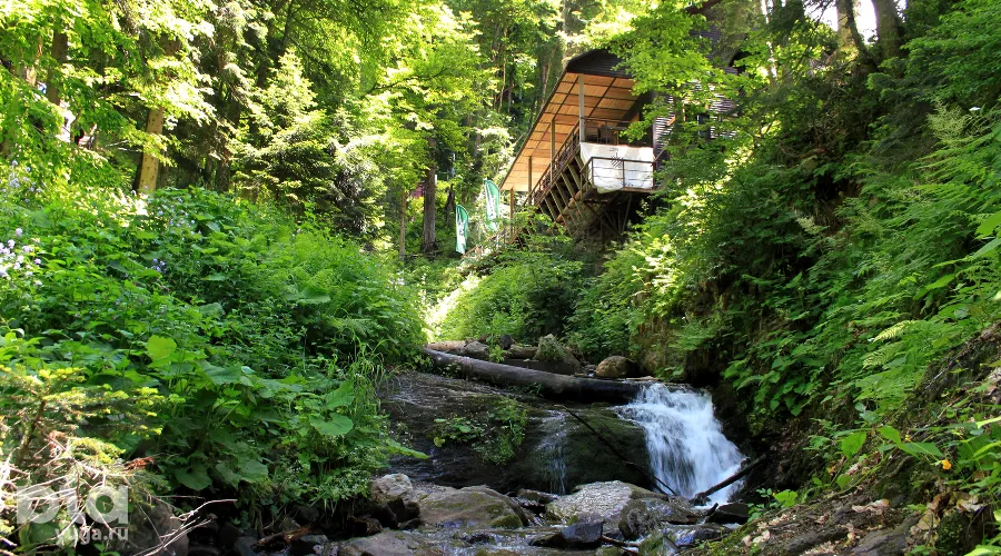 Парк водопадов «Менделиха» на «Роза Хутор» &copy;&nbsp;Фото Марины Солошко, Юга.ру