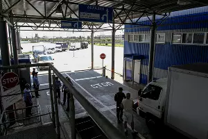 Пропускной пункт на границе между Россией и Абхазией &copy;&nbsp;Фото Влада Александрова, Юга.ру