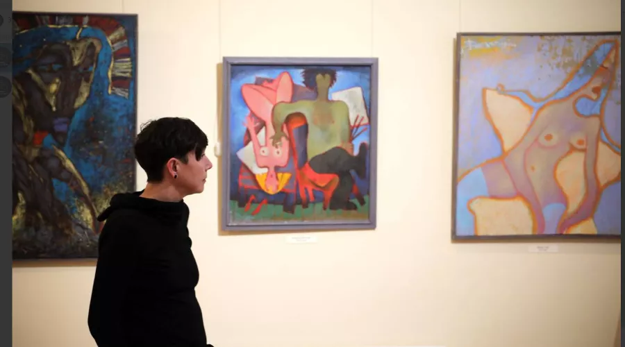 Работы Николая Ватамана &copy;&nbsp;Скриншот фото из телеграм-канала &laquo;Музей Коваленко&raquo;