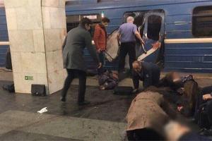Взрыв в метро Санкт-Петербурга © Фото со страницы twitter.com/ave_katerina