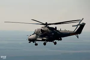 Учебно-боевые вылеты новых вертолетов МИ-35М &copy;&nbsp;Фото Влада Александрова, Юга.ру