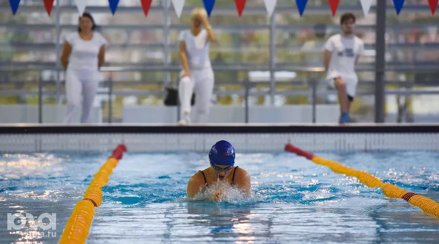 Открытые краевые соревнования по плаванию на призы Любови Русановой в Краснодаре &copy;&nbsp;Елена Синеок, ЮГА.ру