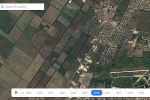 Растущий Западный обход. Фото со спутника, 2015 год © Скриншот сайта earthengine.google.com