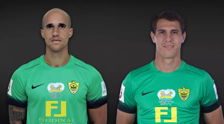 Габриэль Обертан и Дарко Лазич &copy;&nbsp;Фото с сайта fc-anji.ru