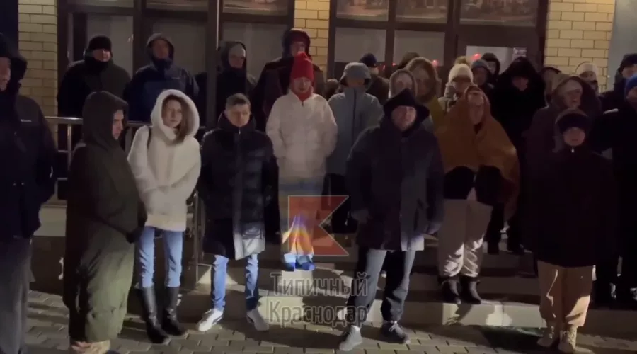  &copy;&nbsp;Кадр из видеообращения жителей Знаменского, vk.com/typical_krd