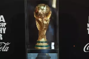Кубок чемпионата мира по футболу 2018 года &copy;&nbsp;Фото с сайта ru.fifa.com