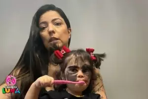  &copy;&nbsp;Скриншот видео из инстаграма Кэрол Феннер, instagram.com/luna.love.hope/