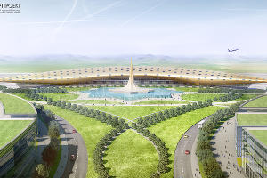 Проект международного аэропорта в Грозном © Изображение с сайта smbuil.ru