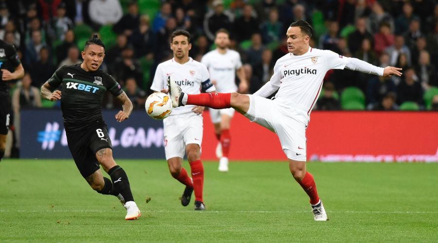 Матч «Краснодар» — «Севилья» © Фото из аккаунта twitter.com/sevillafc