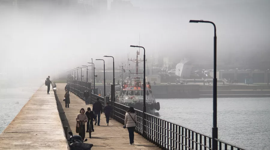 Туман в Новороссийске &copy;&nbsp;фото Tateshi Yokotaishi https://vk.com/sakanoid