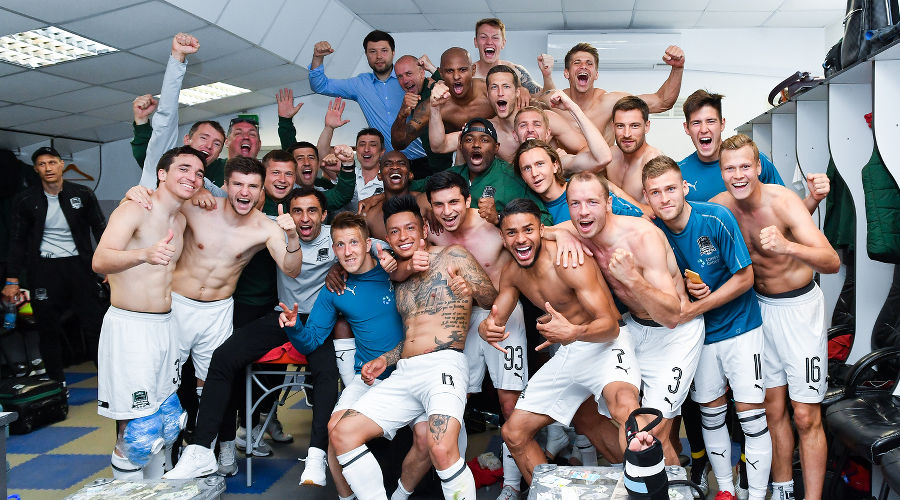 «Краснодар» после матча с «Арсеналом» © Фото пресс-службы ФК «Краснодар»