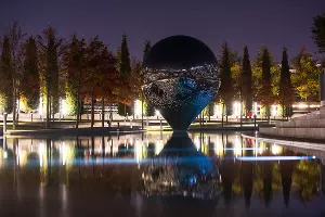 Парк «Краснодар»  с новогодней подсветкой &copy;&nbsp;Фото Елены Синеок, Юга.ру