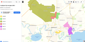 Карта округов