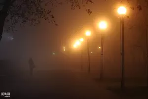 Туман в Краснодаре &copy;&nbsp;Алёна Живцова, ЮГА.ру