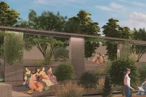 Эскиз Политехнического сквера в Краснодаре  &copy;&nbsp;Фото из инстаграма Натальи Машталир, instagram.com/smenila_imya/