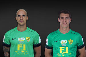 Габриэль Обертан и Дарко Лазич &copy;&nbsp;Фото с сайта fc-anji.ru