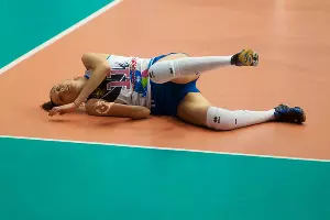 Краснодарские волейболистки дома переиграли московское "Динамо" &copy;&nbsp;Елена Синеок, ЮГА.ру