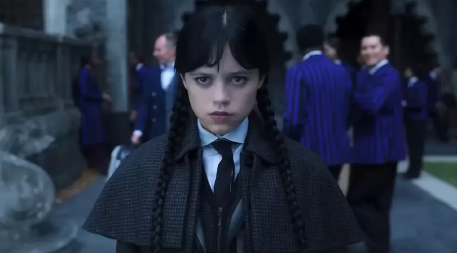 Кадр из трейлера второго сезона сериала «Уэнсдей»  &copy;&nbsp;Скриншот видео с Rutube-канала &laquo;Все трейлеры&raquo;