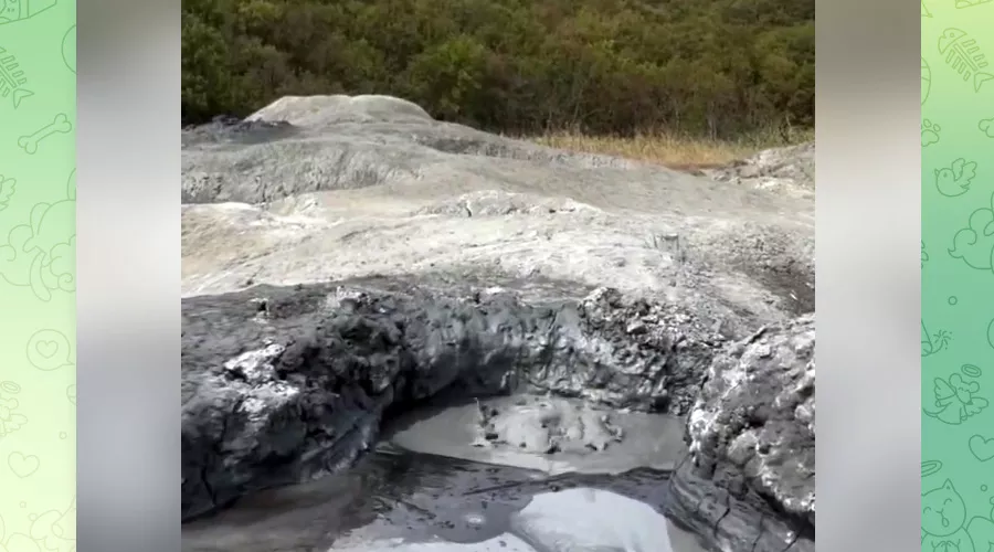 Вулкан Шуго &copy;&nbsp;Скриншот видео телеграм-канала &laquo;Краснодар и край&raquo;, t.me/krasnodarkray1