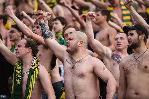 Фанатское движение &laquo;Трибуна -Юг&raquo; &copy;&nbsp;Елена Синеок, Юга.ру