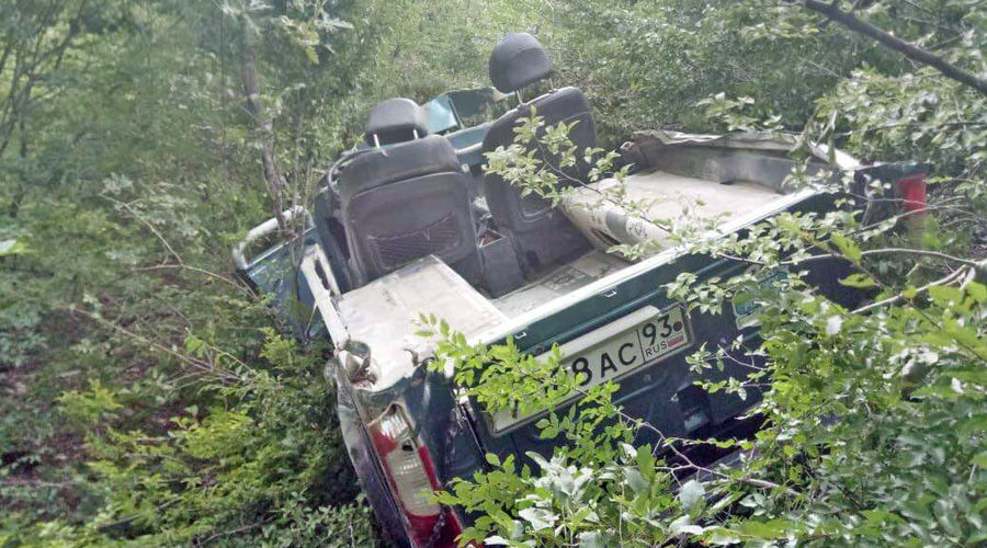 Место ДТП © Фото из аккаунта «ЧП Краснодар» в Instagram, instagram.com/chp_krd