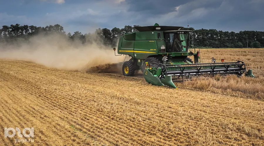 Уборка урожая &copy;&nbsp;Фото Елены Синеок, Юга.ру