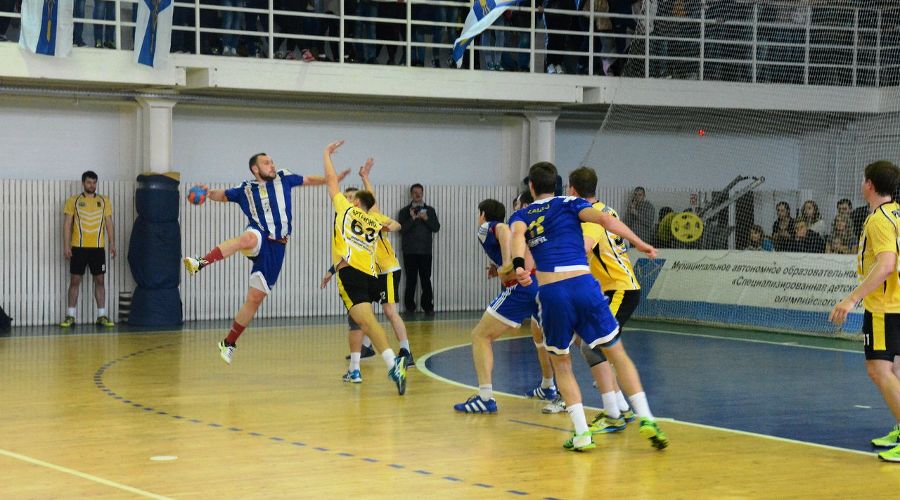 Матч 1/4 финала Суперлиги ГК «СГАУ-Саратов» — «Динамо-Виктор» © Фото пресс-службы ГК «СГАУ-Саратов»