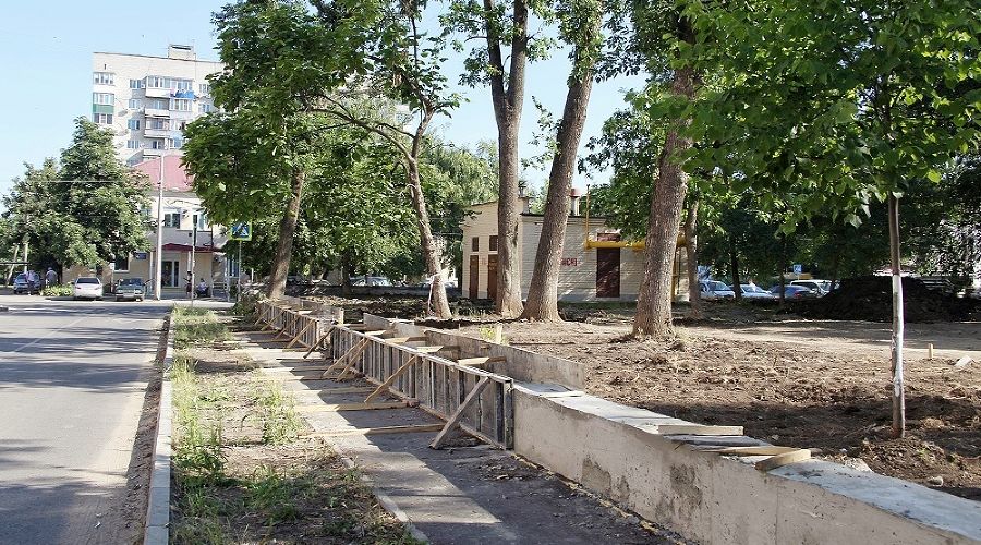 Сквер «Студенческий» © Фото пресс-службы администрации Краснодара