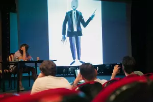 Технический совет по новому спектаклю «Двойник» &copy;&nbsp;Фото Татьяны Шкуратовой, предоставлено пресс-службой Краснодарского театра драмы им. Горького