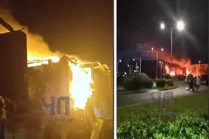  &copy;&nbsp;Коллаж из скриншотов фото из телеграм-канала &laquo;ЧП Краснодар&raquo;