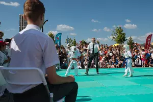 День защиты детей в микрорайоне Любимово &copy;&nbsp;Фото Дениса Яковлева, Юга.ру