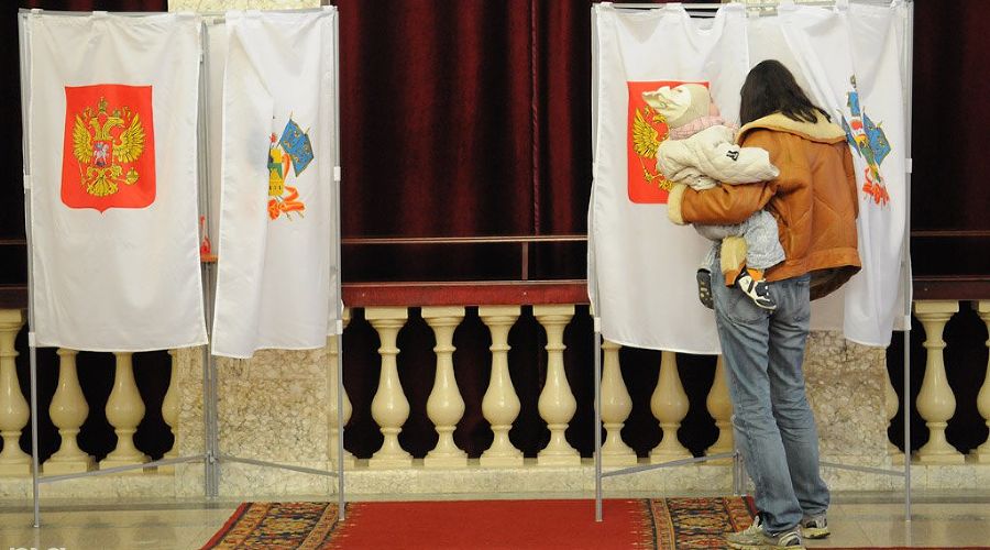 Выборы президента РФ в Краснодаре &copy;&nbsp;Елена Синеок. ЮГА.ру