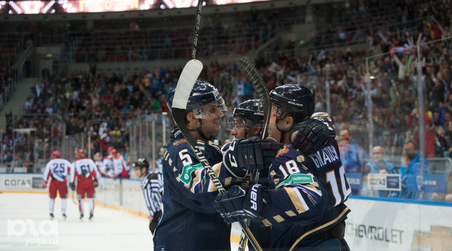 ХК "Сочи" проиграл московскому ЦСКА со счетом 2:6 &copy;&nbsp;Нина Зотина, ЮГА.ру