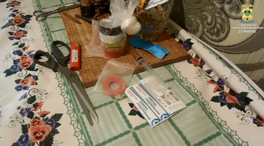  &copy;&nbsp;Скриншот видео пресс-службы ГУ МВД России по Краснодарскому краю