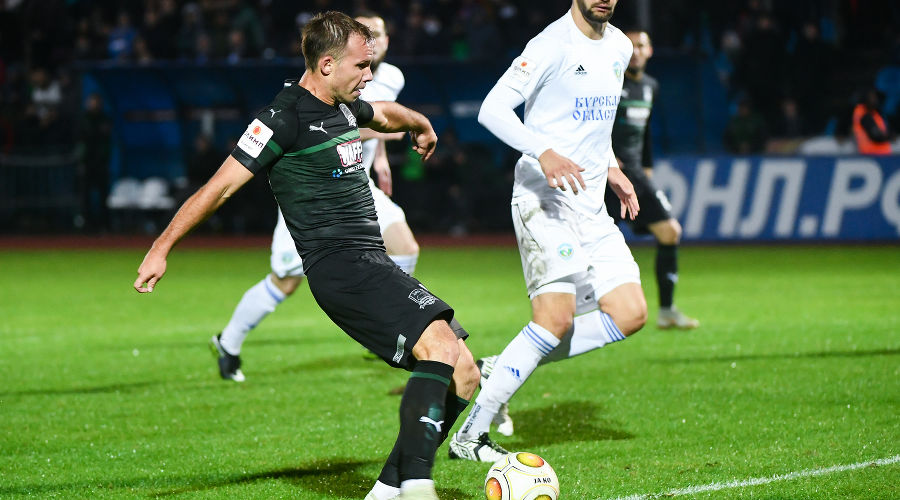 Матч Кубка России «Авангард» — «Краснодар» 27 сентября 2018 года. Роман Шишкин © Фото пресс-службы ФК «Краснодар»