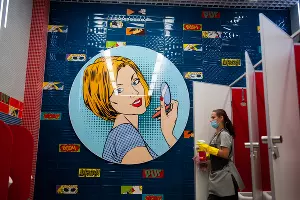 Первый день работы краснодарских ТРЦ после карантина &copy;&nbsp;Фото Дмитрия Леснова, Юга.ру