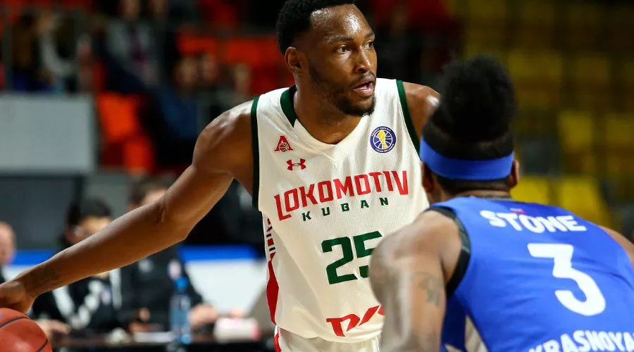 Матч Единой лиги ВТБ «Енисей» — «Локомотив-Кубань», 24 ноября 2018, Красноярск &copy;&nbsp;Фото пресс-службы ПБК &laquo;Локомотив-Кубань&raquo;