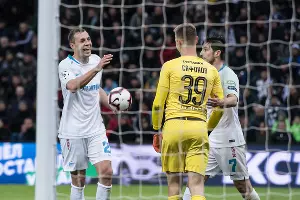 Матч &laquo;Краснодар&raquo; — &laquo;Зенит&raquo;, Краснодар, 20 апреля 2019 года &copy;&nbsp;Фото Елены Синеок, Юга.ру