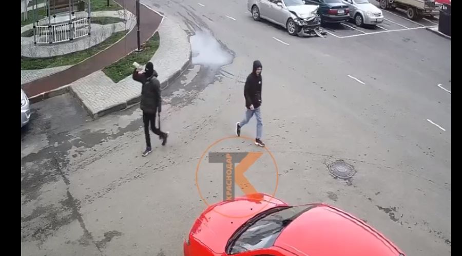  © Кадр из видео телеграм-канала «Телетайп Краснодара», t.me/tipichkras