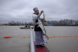 Крещение в Краснодаре &copy;&nbsp;Фото Николая Хижняка, Юга.ру